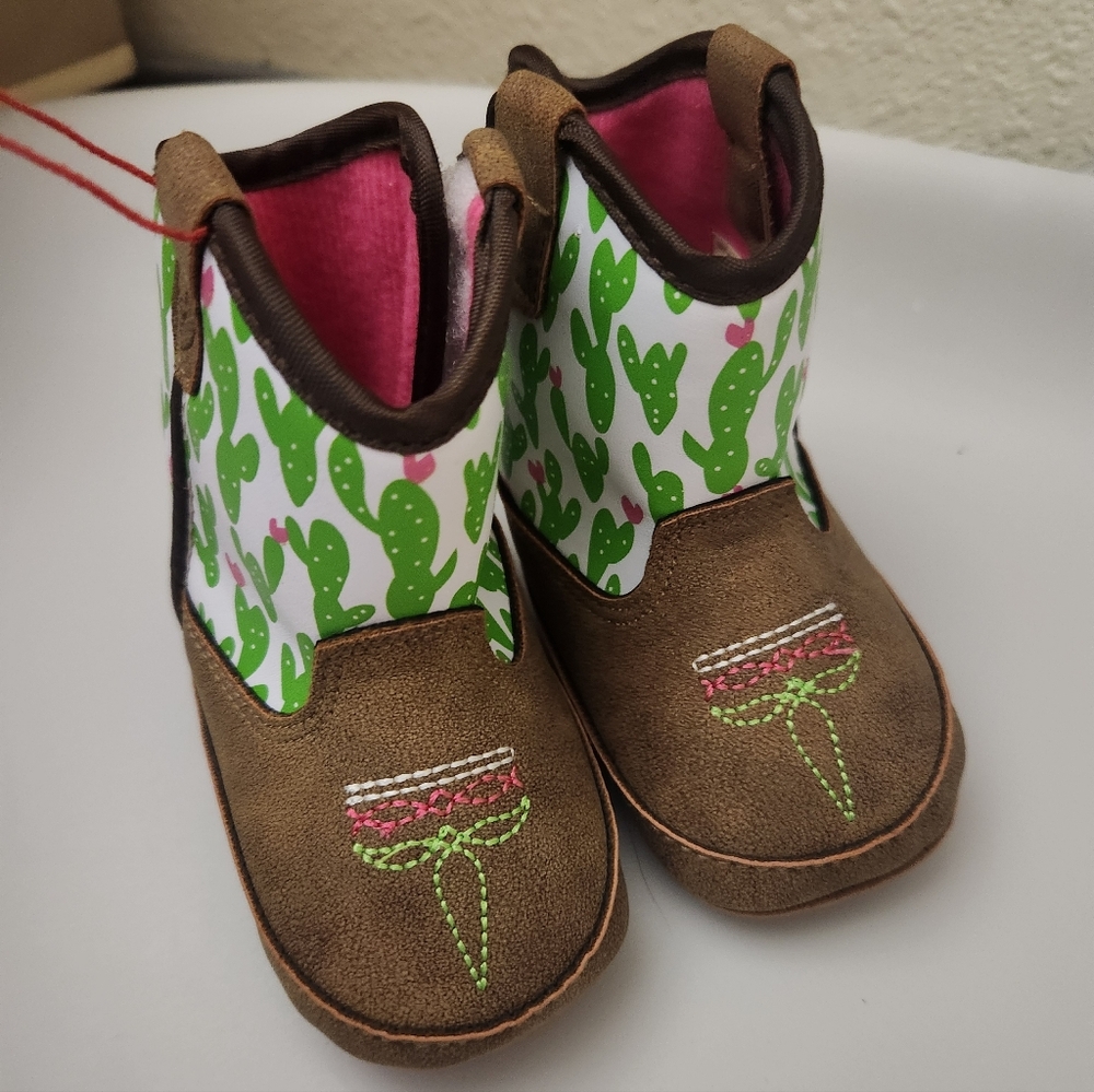 Ariat Lil Stompers Cactus Print Sz2